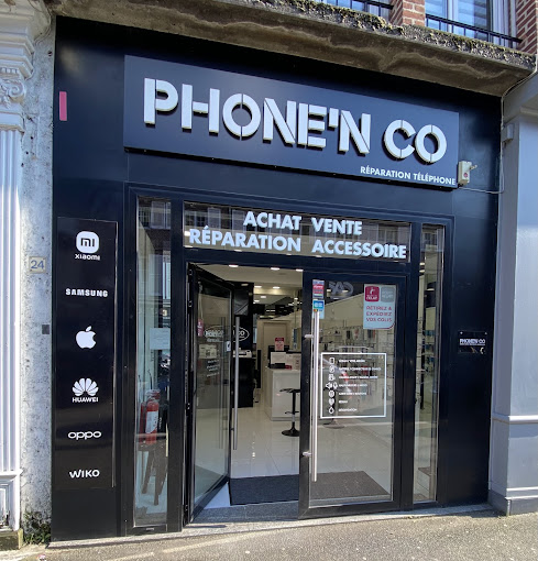 Devanture de la boutique Phone'N Co à Abbeville